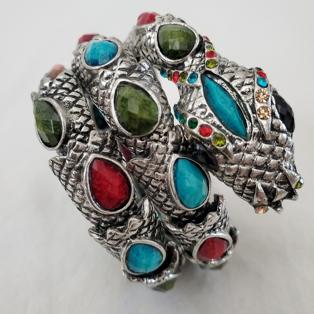 Vintage Snake Bracelet | Embellished